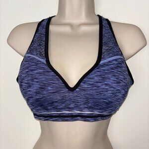 Pink Push-up Sports Bra Mesh Accented Size Large L Excellent